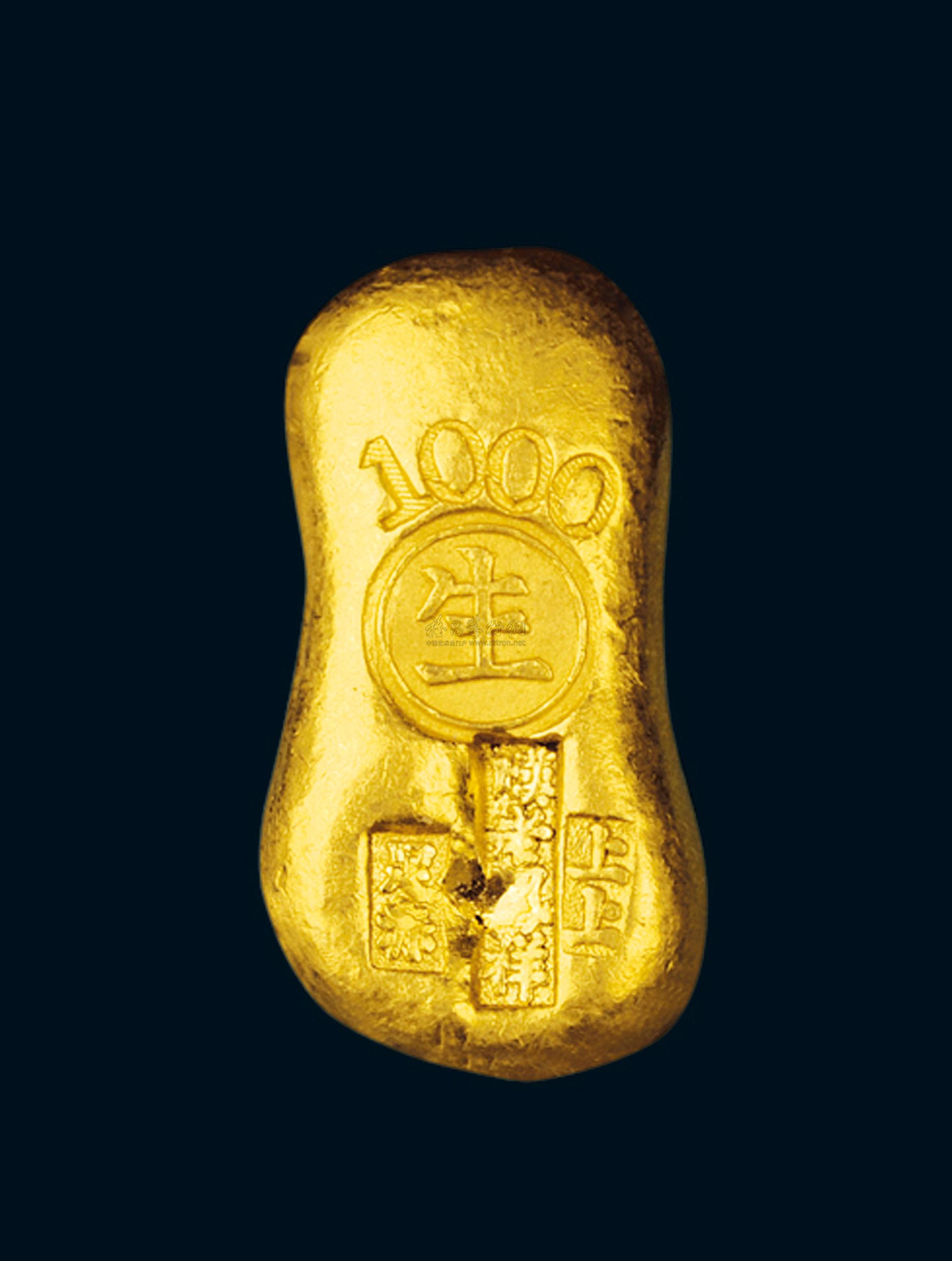 0670汉口老同祥上上足赤生一两金锭