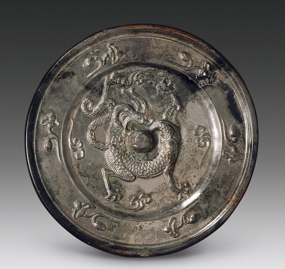 lot5094 唐代 单龙镜-铜镜玺印专 - 雅昌拍卖图录app