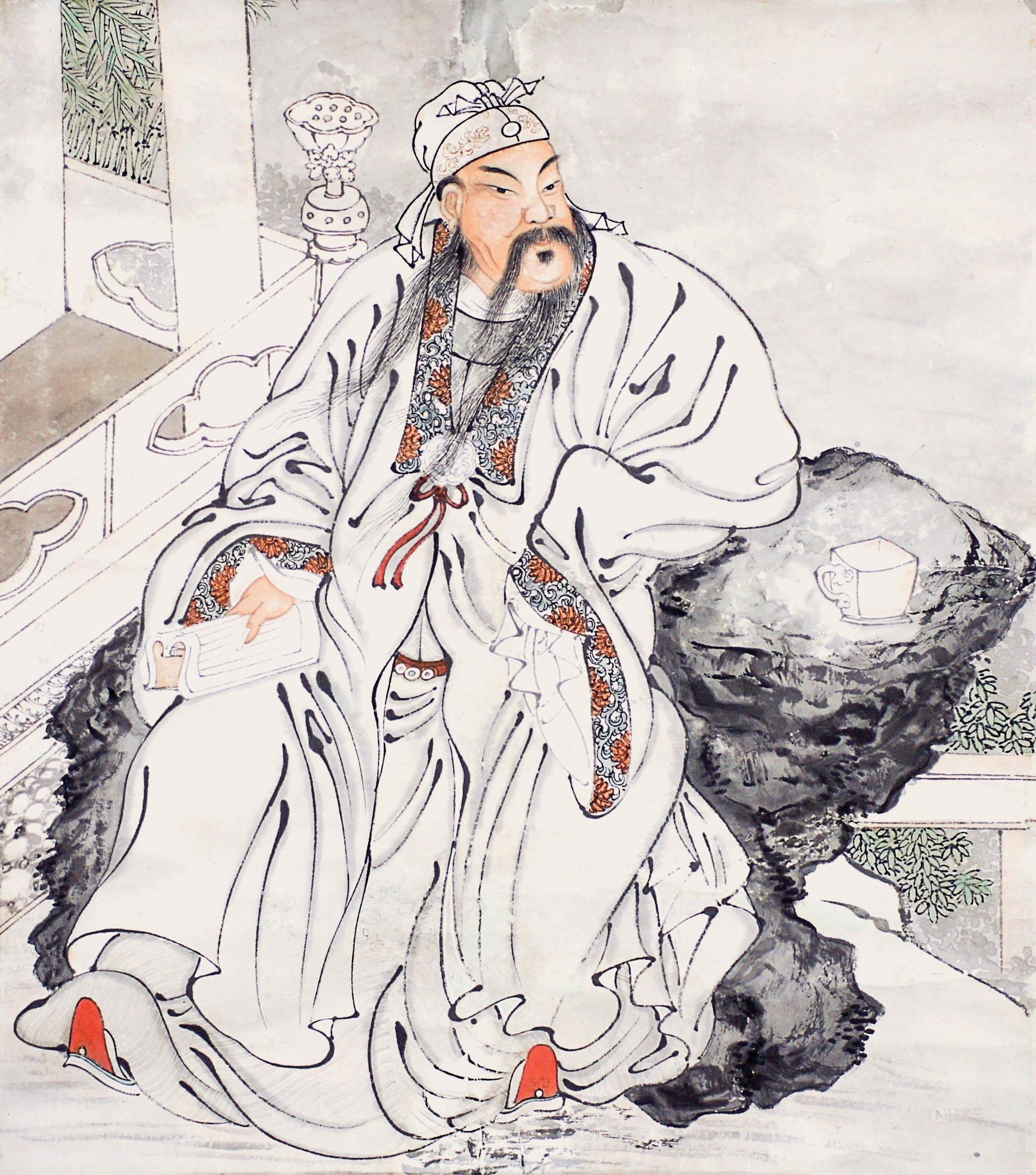 佚名 关圣帝君像 立轴