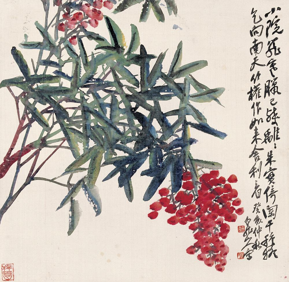 王震 癸亥(1923年)作 天竺 立轴