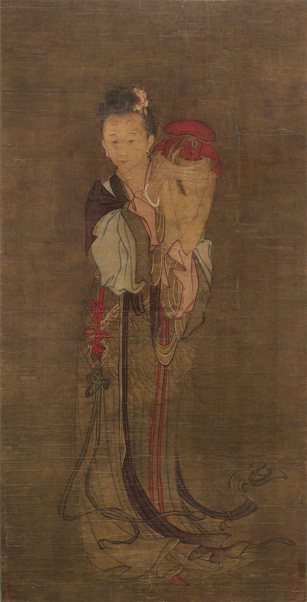 佚名 麻姑献寿 镜心