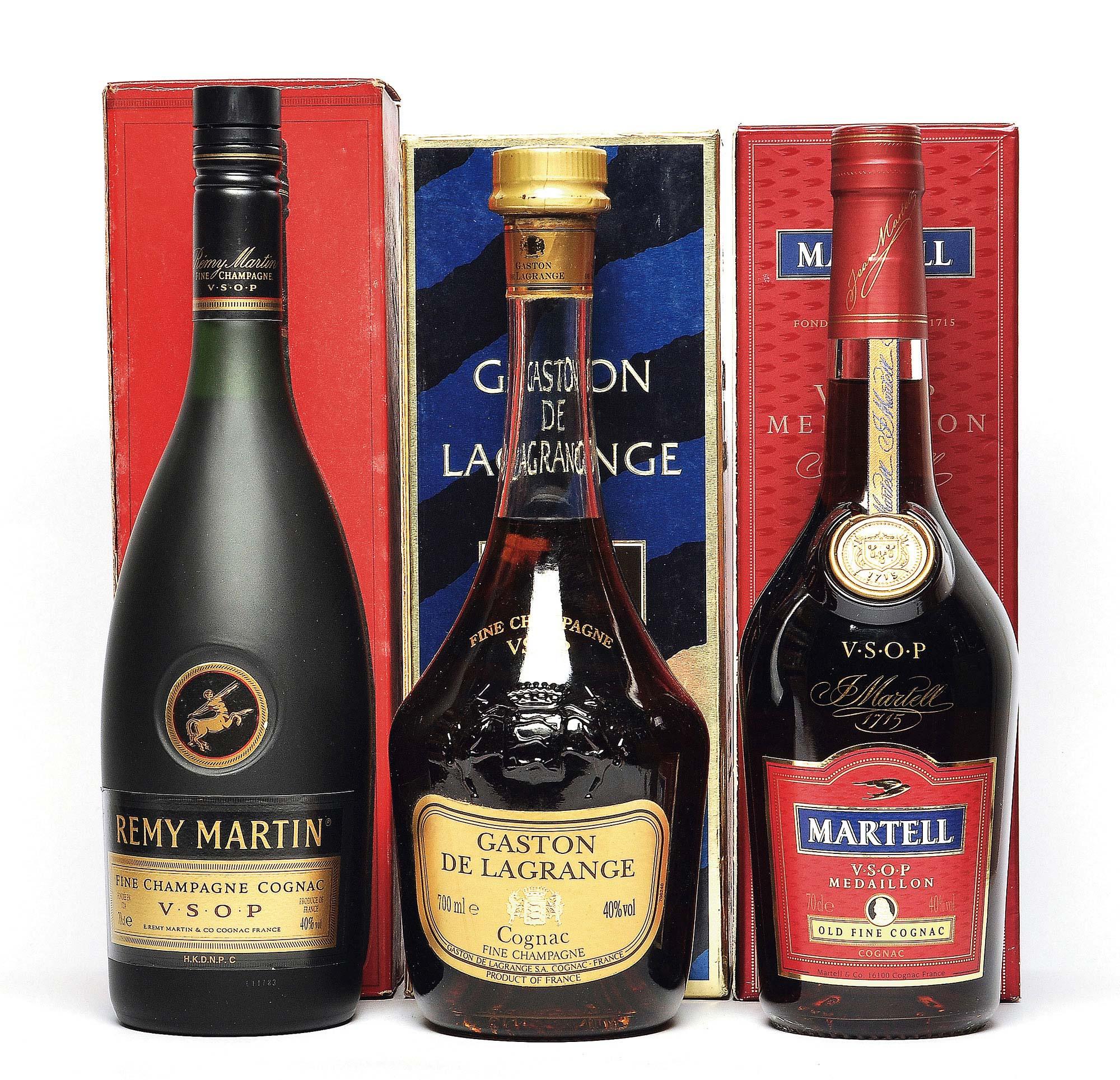 lot0625 vsop 白兰地三瓶 连