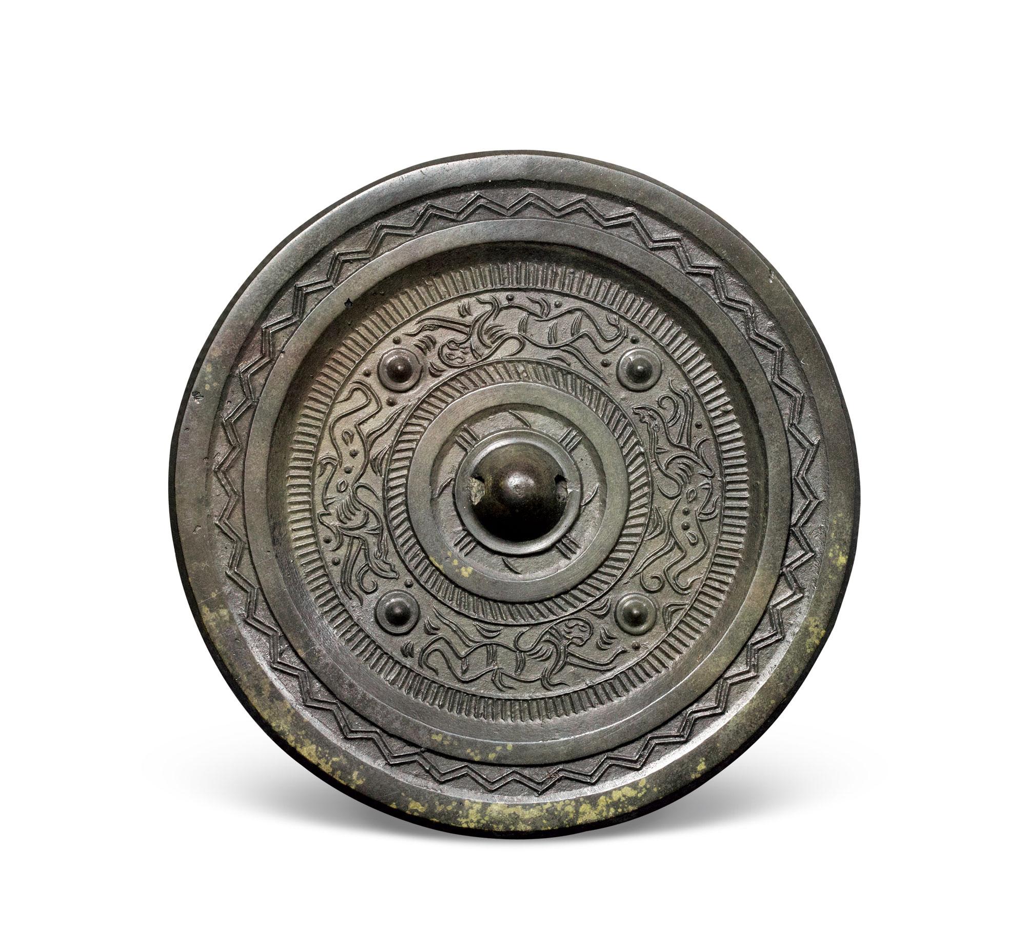 lot1097 四乳瑞兽纹镜-铜镜专场 - 雅昌拍卖图录app