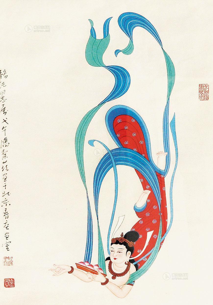 潘絜兹 飞天 镜框