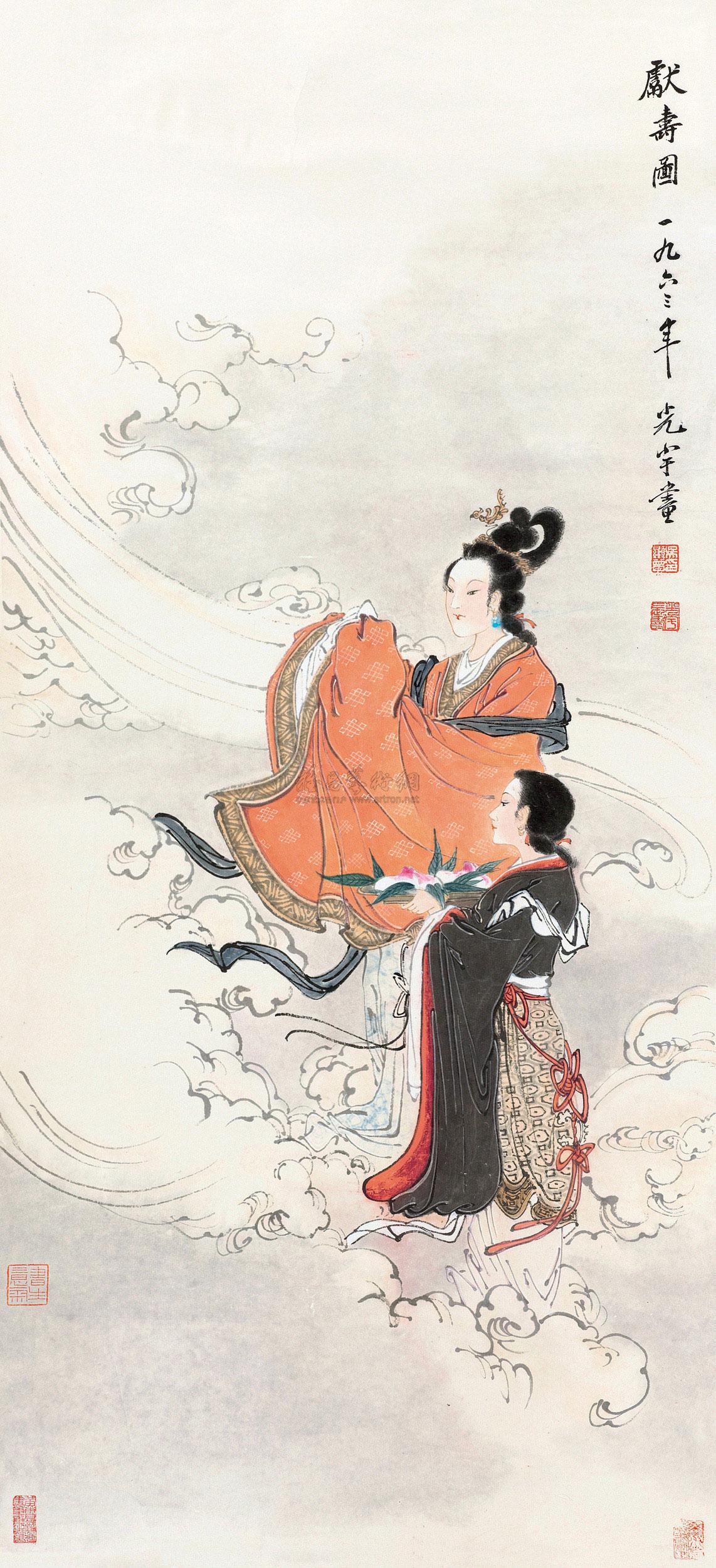 lot1687 吴光宇 献寿图