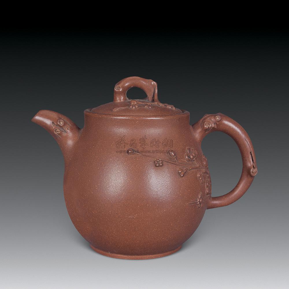 26拍品信息拍品名称李碧芳梅花壶拍品分类工艺品杂项>紫砂尺寸直径9cm
