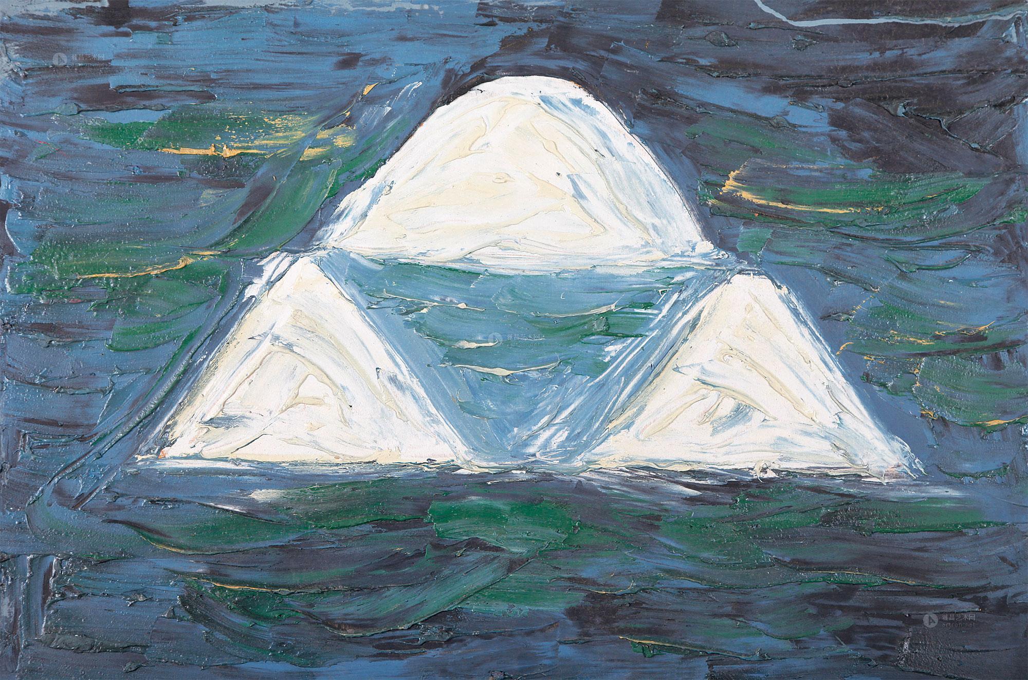 李青萍 1990年作 富士山