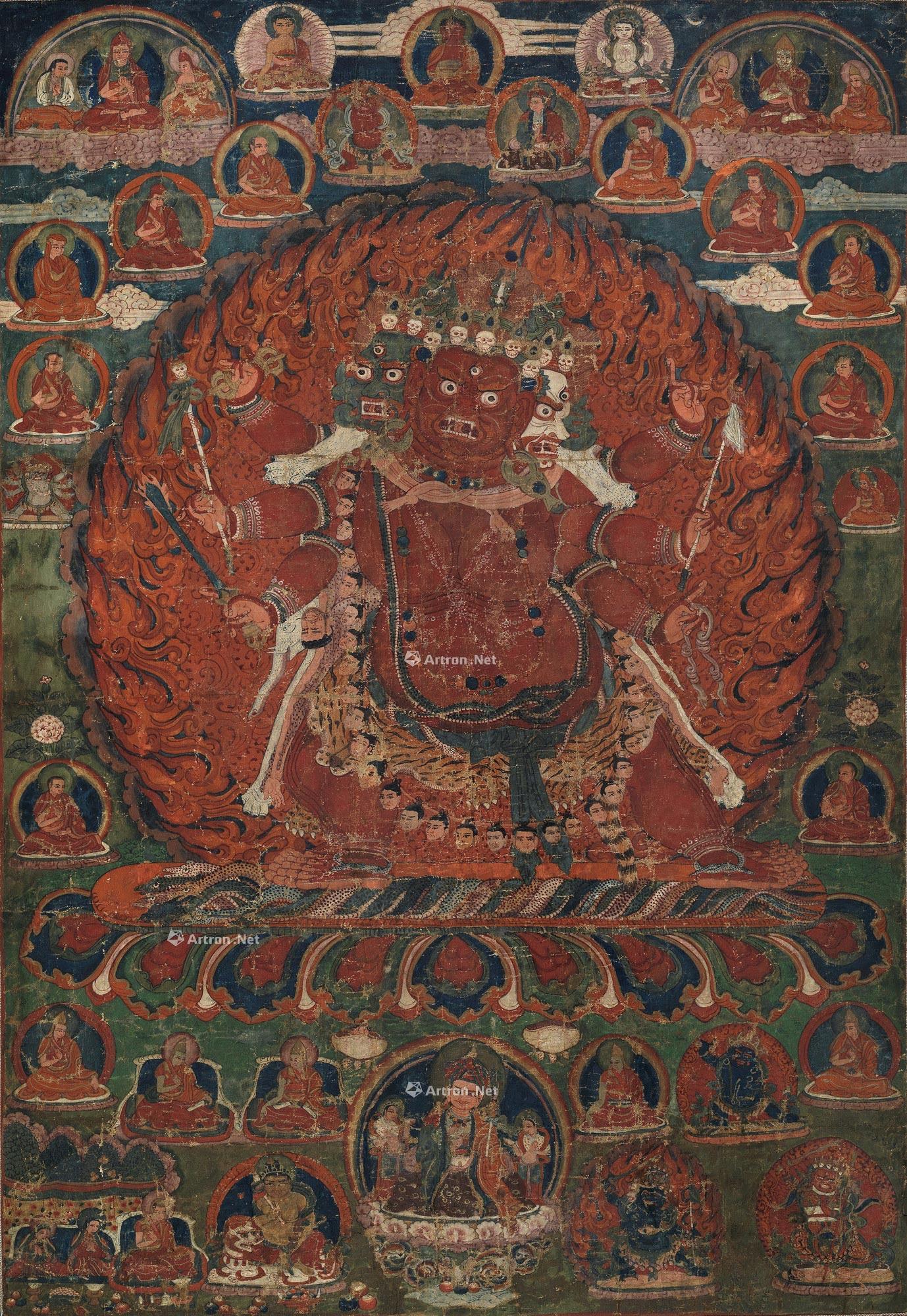 18世纪 六臂马头明王