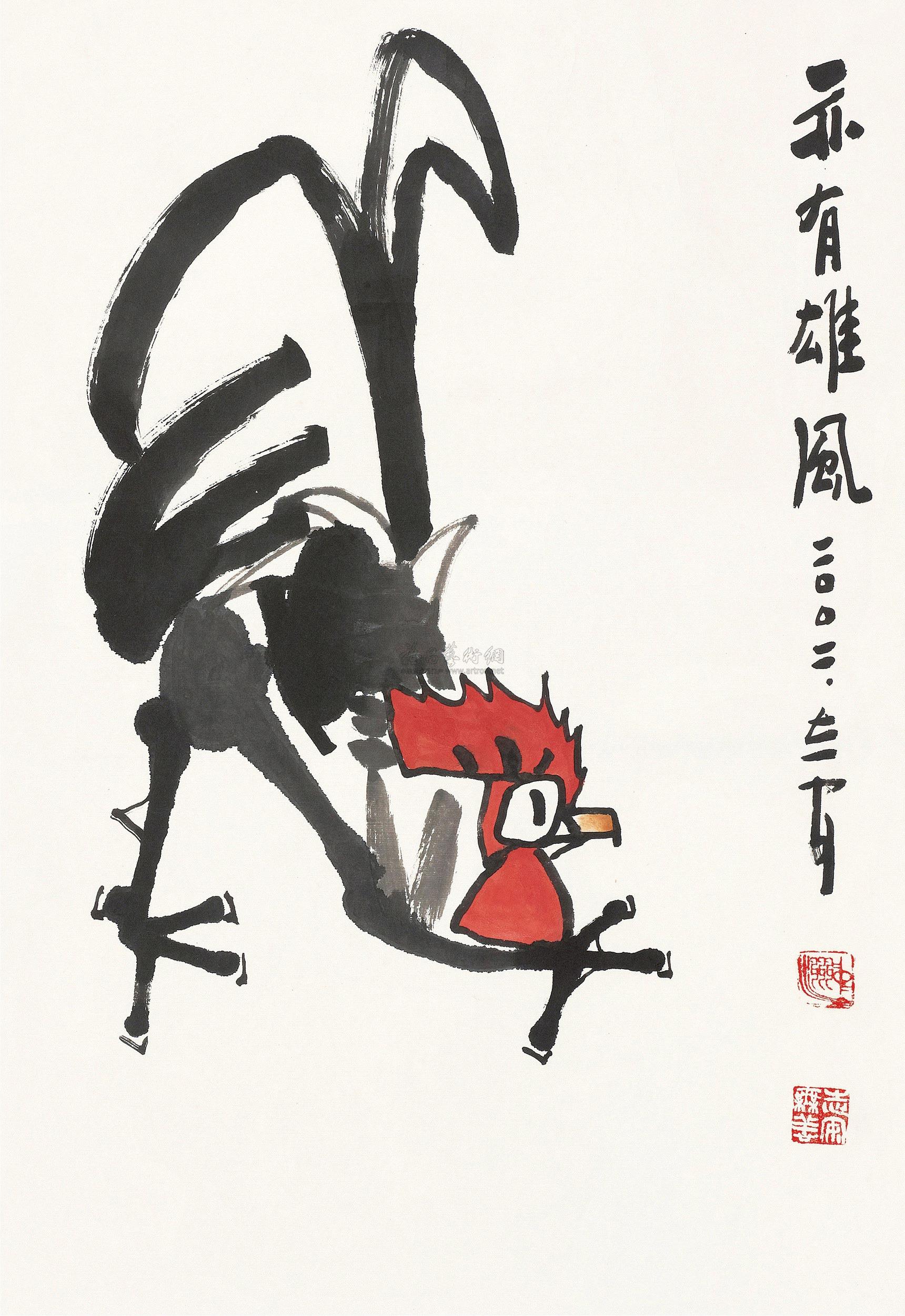张志安 公鸡 镜片