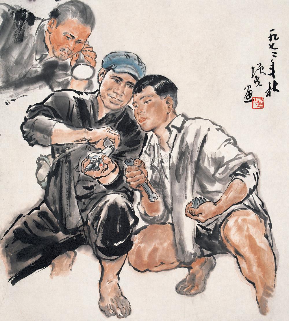 lot0743 方增先 1972年作 维 - 雅昌拍卖图录app