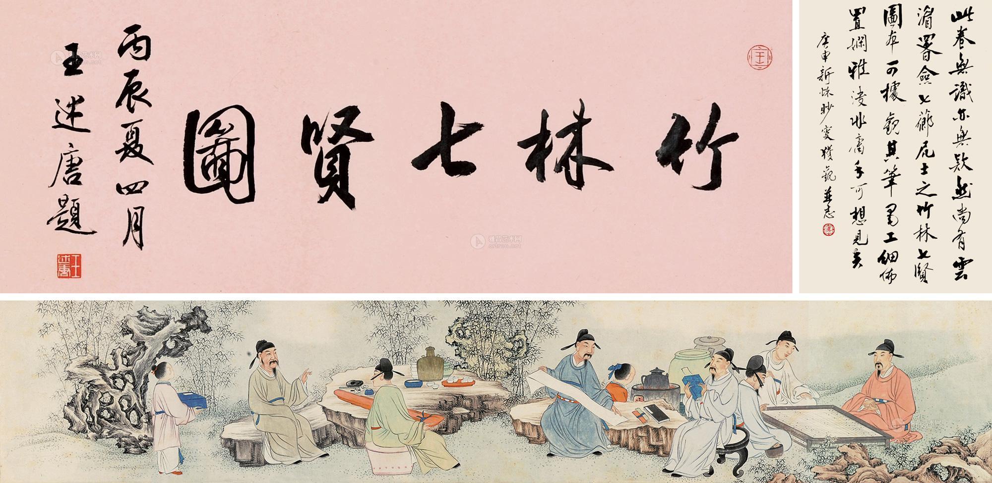 改琦 竹林七贤 手卷
