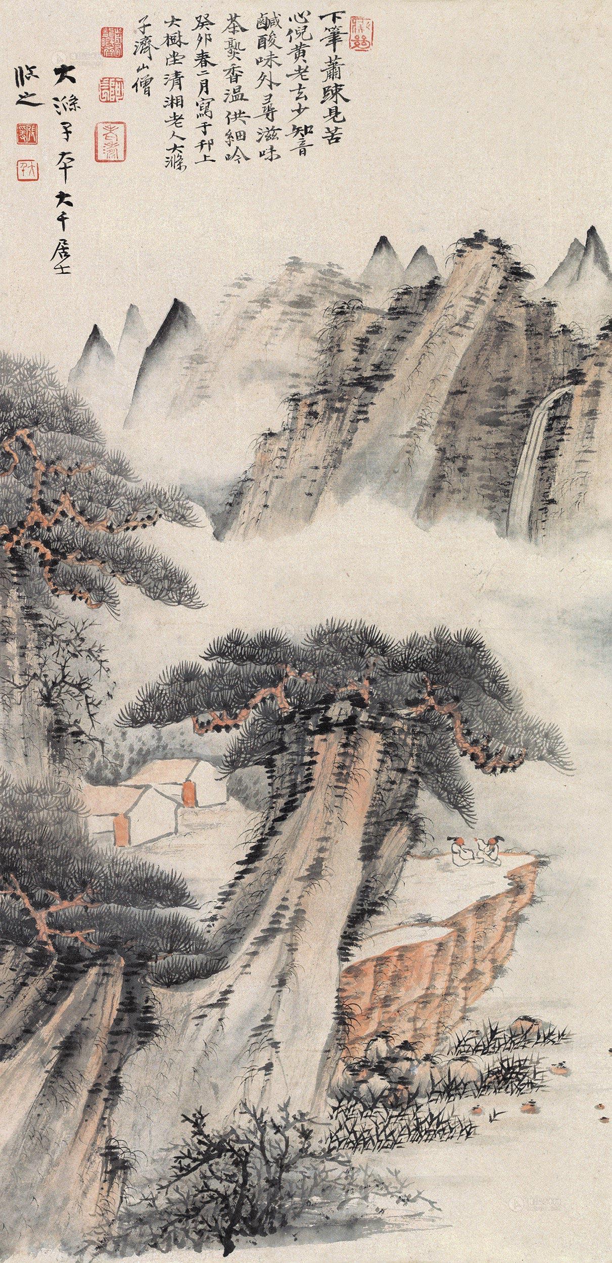 lot0069 张大千 癸卯(1963) - 雅昌拍卖图录app