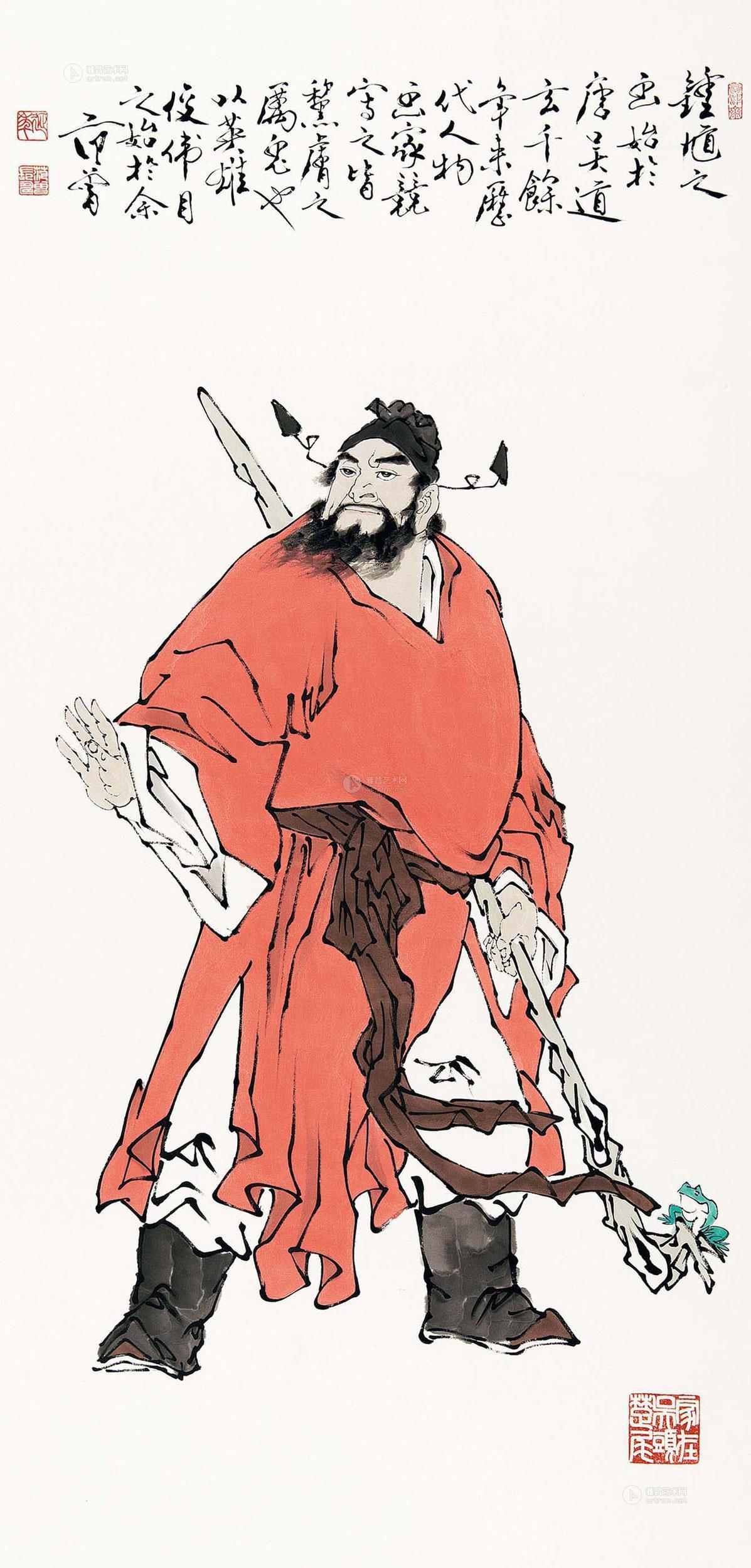 范曾  钟馗 立轴