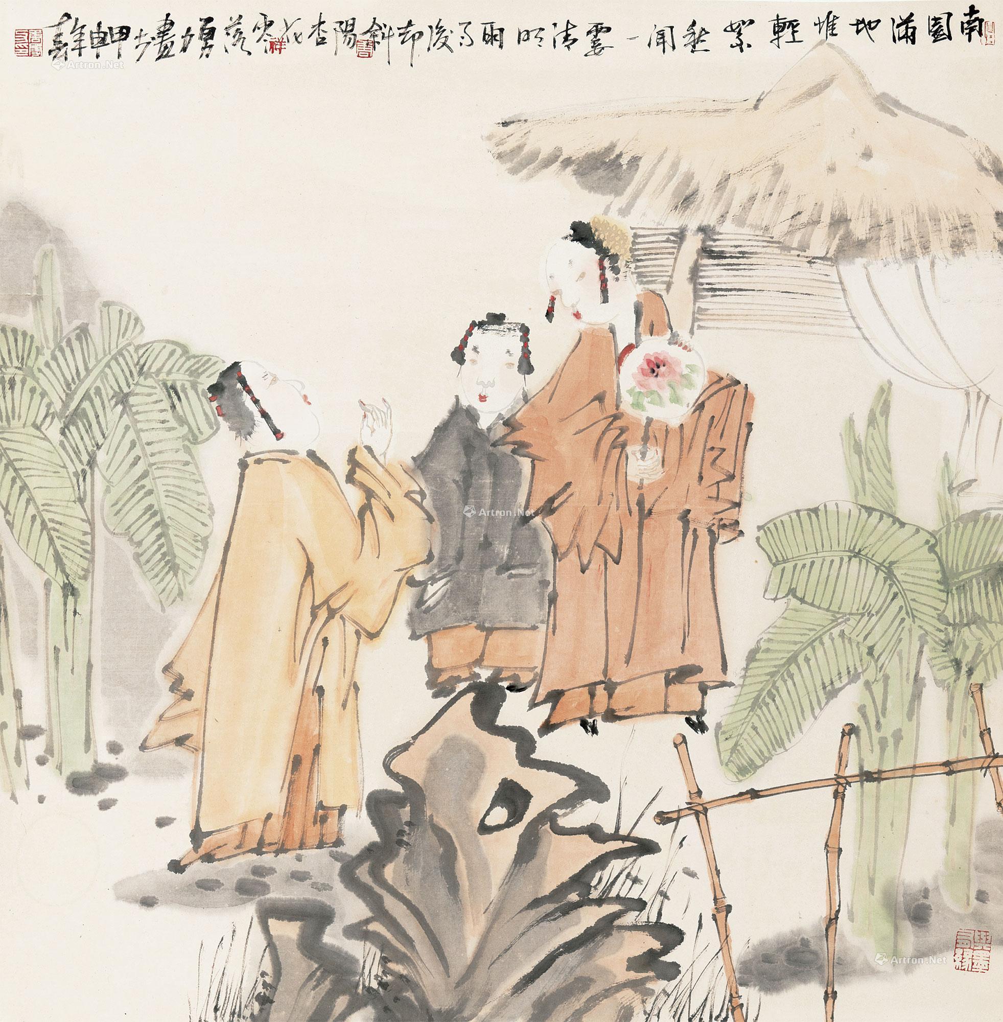 唐勇力 南国遍地 立轴