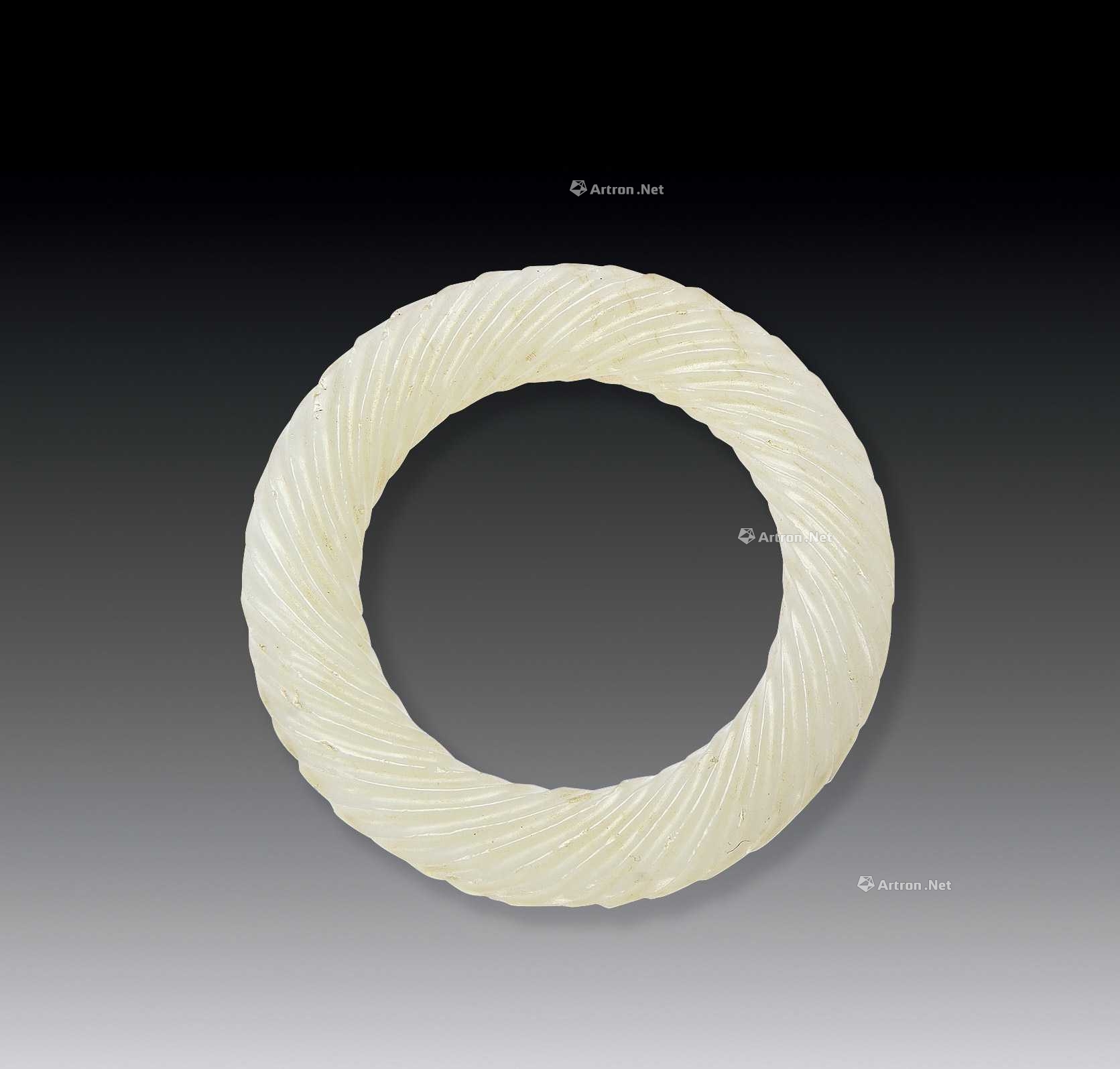 【预展中】lot0683 清 绞丝纹白玉 - 雅昌拍卖图录app