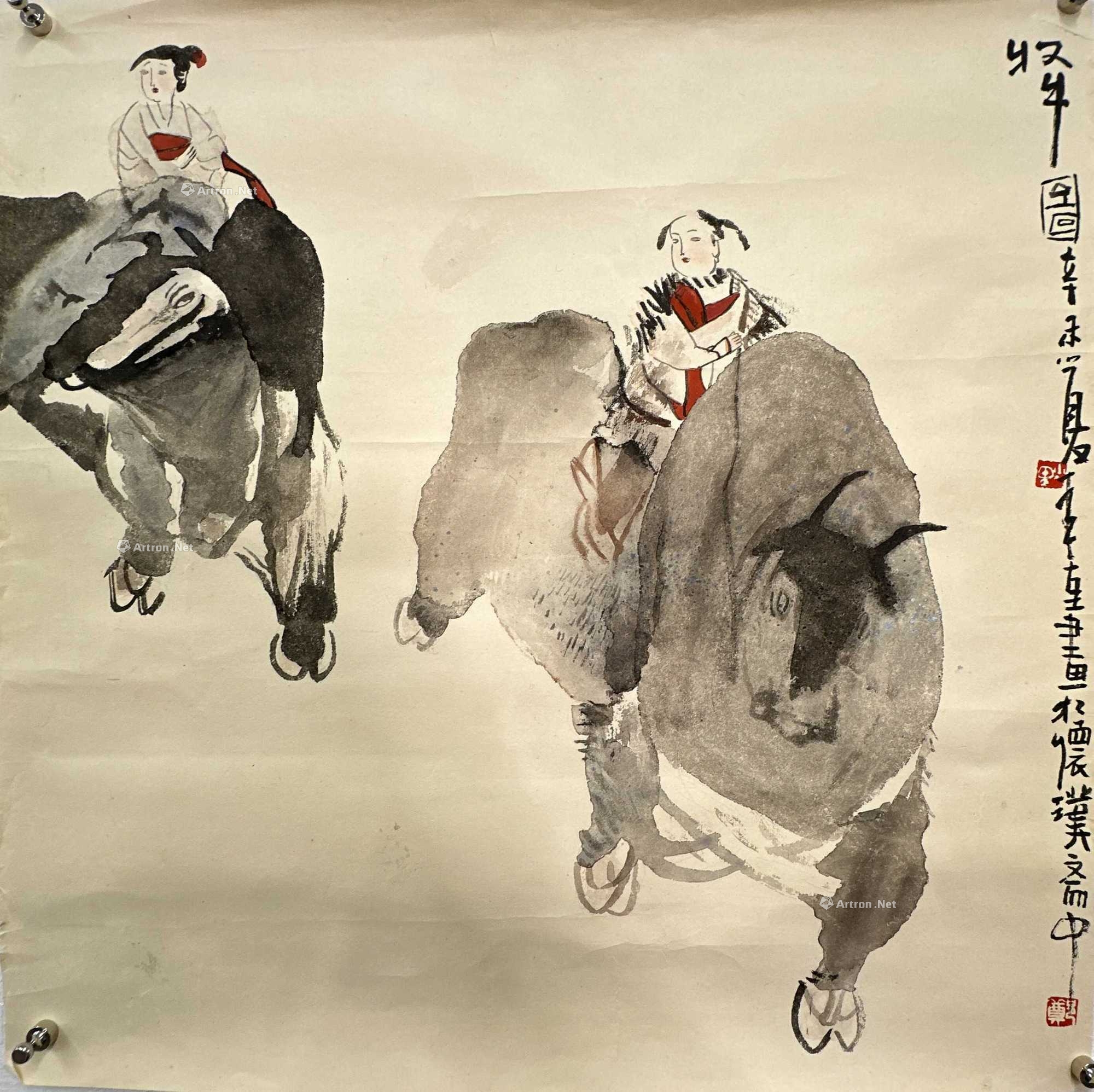 【预展中】lot0211 郑军里 牧牛图 - 雅昌拍卖图录app