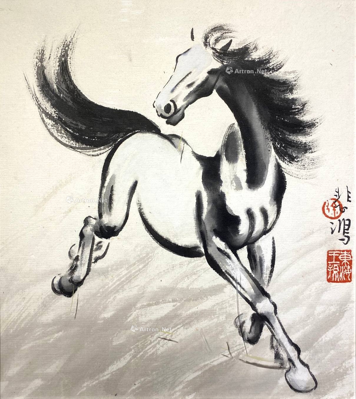 【预展中】lot0079 徐悲鸿 马镜 - 雅昌拍卖图录app