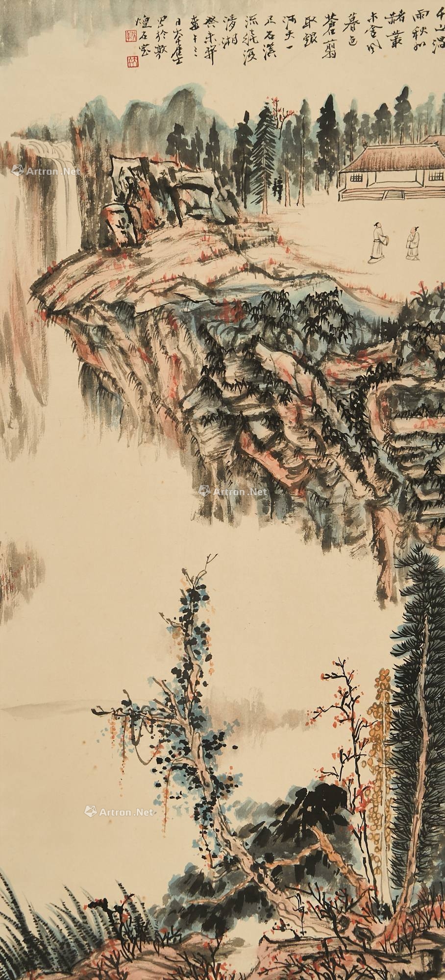 张大千 山水 立轴