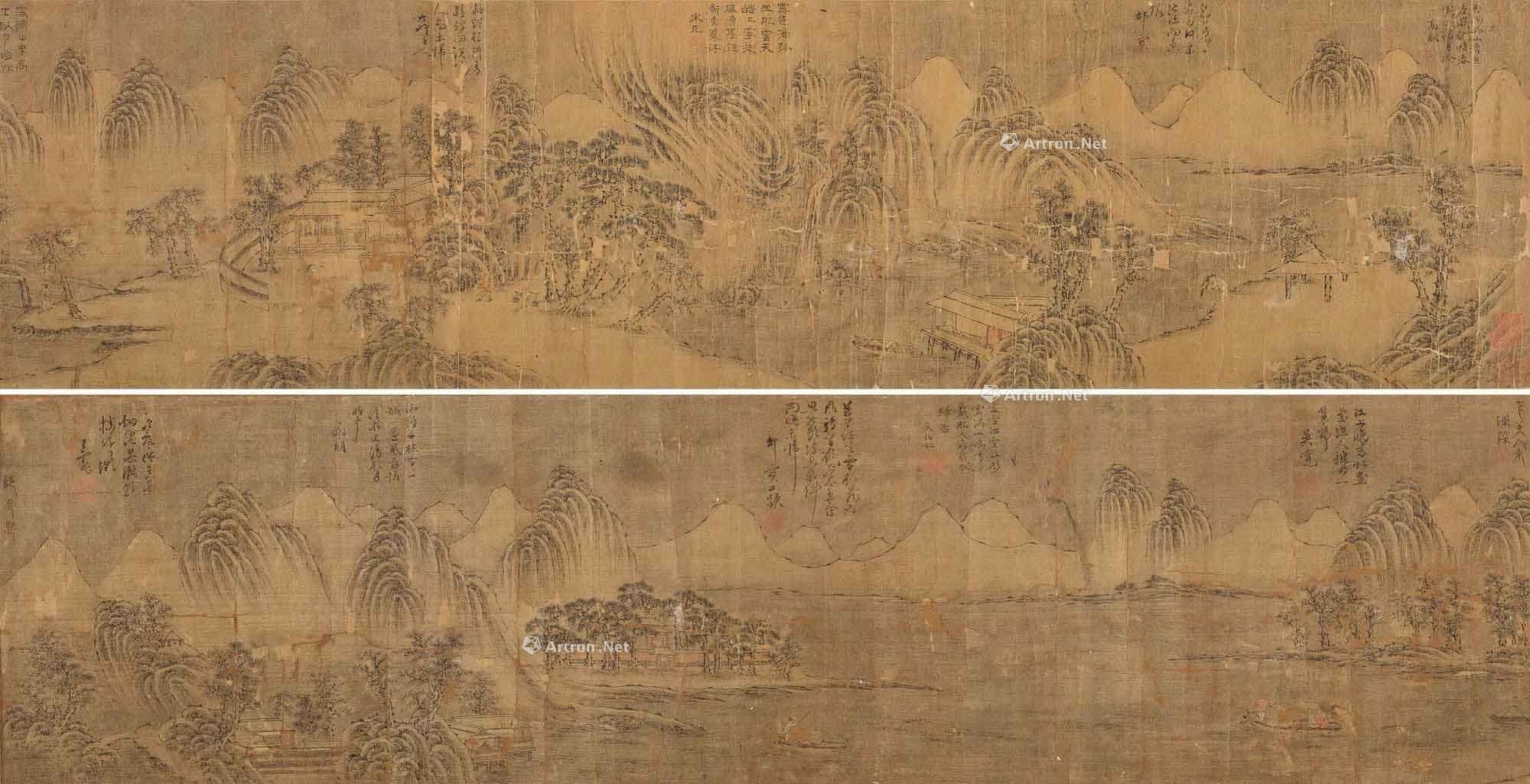 郭忠恕 临王维辋川图 长卷