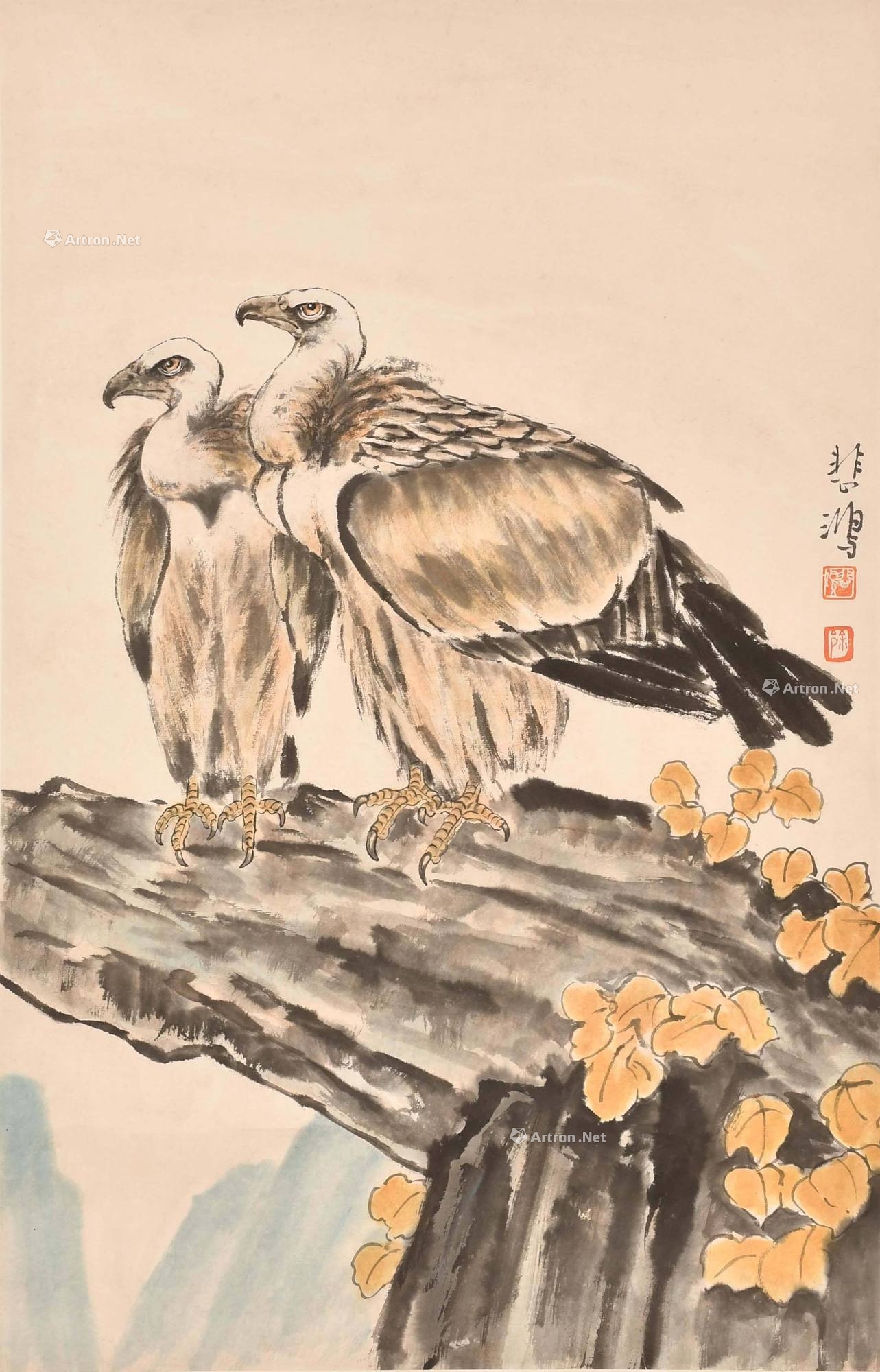【预展中】lot0053 徐悲鸿 雄鹰 - 雅昌拍卖图录app