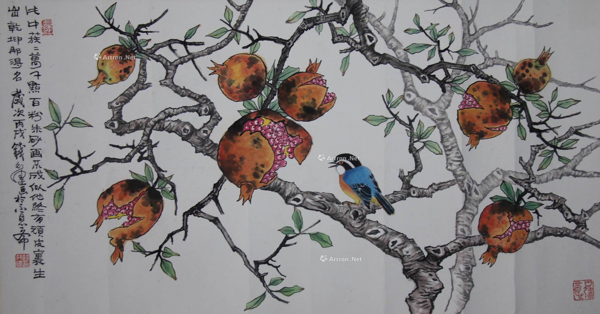 【预展中】lot0099 钱行健 花鸟 - 雅昌拍卖图录app