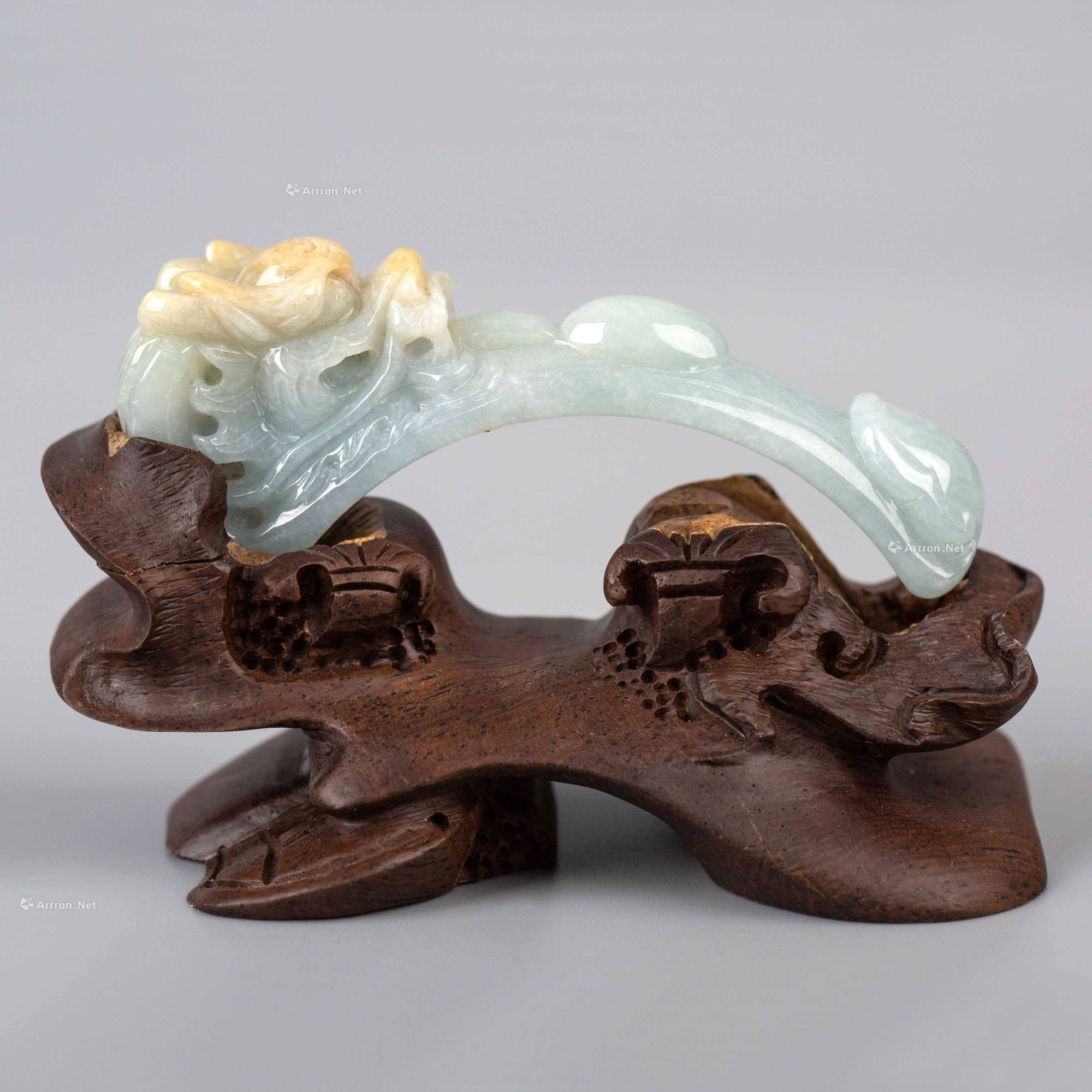 翡翠如意摆件-time art - 雅昌拍卖图录app