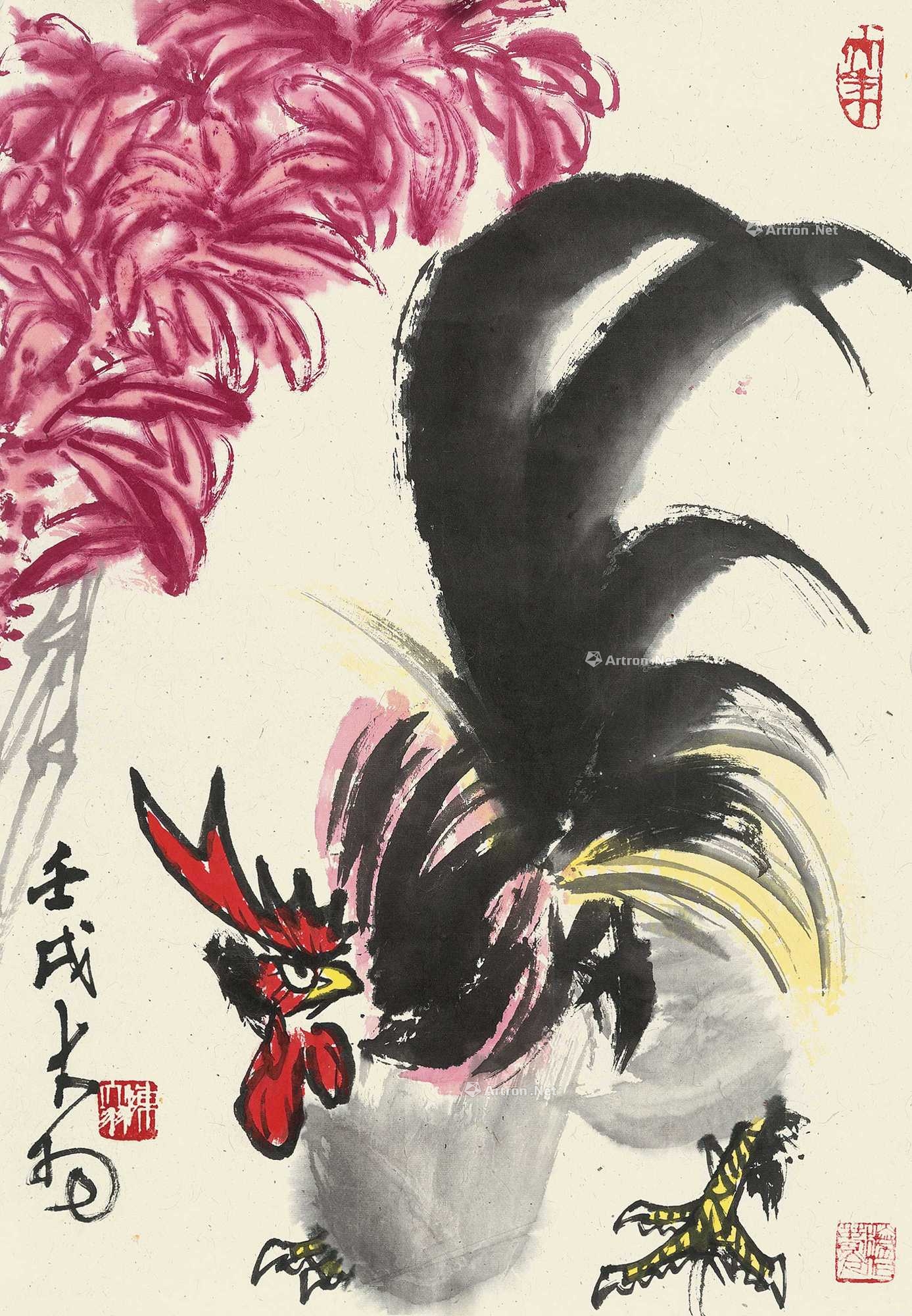 【预展中】lot0086 陈大羽 公鸡 - 雅昌拍卖图录app