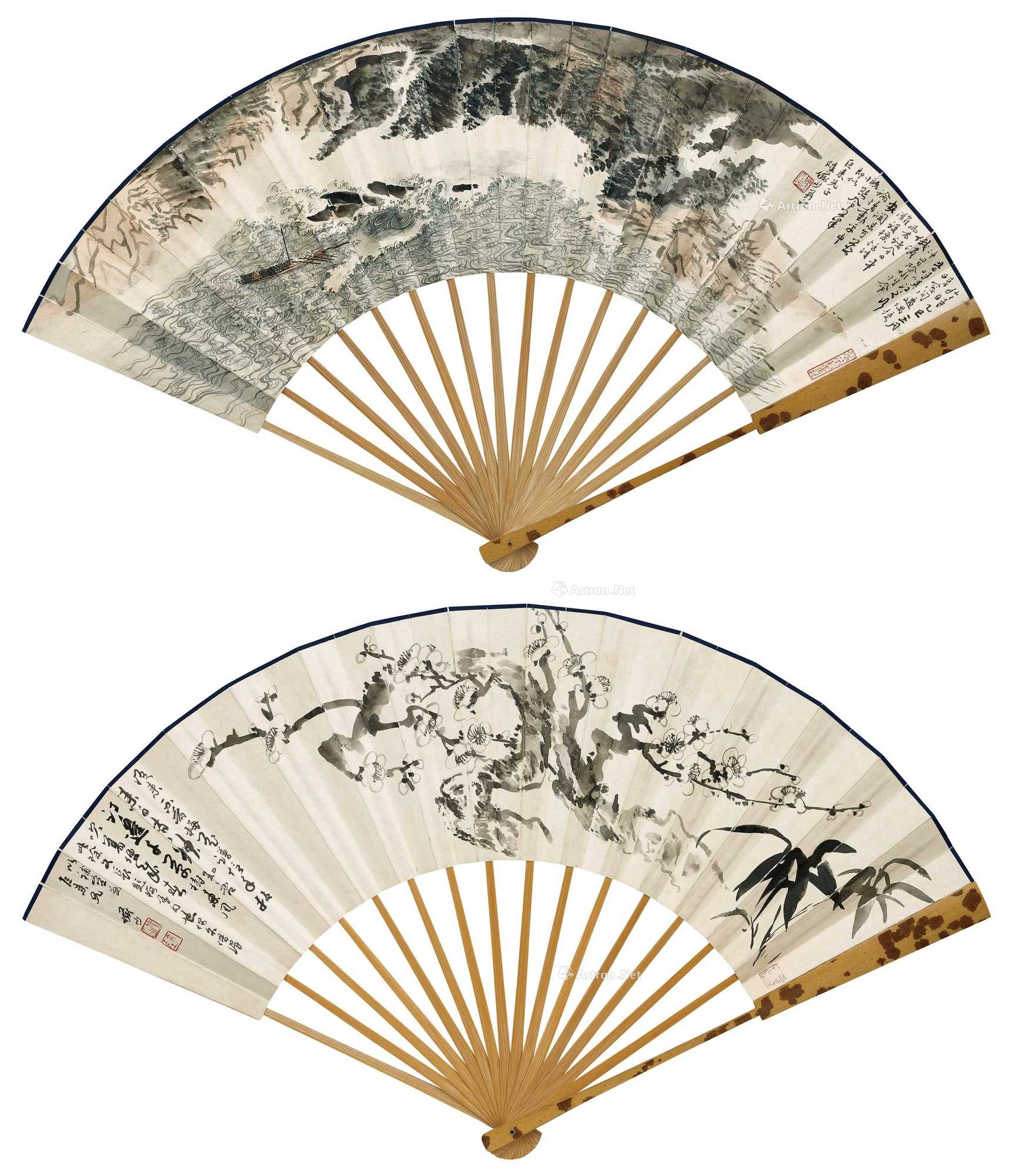 lot0708 陆俨少 1965年作 云